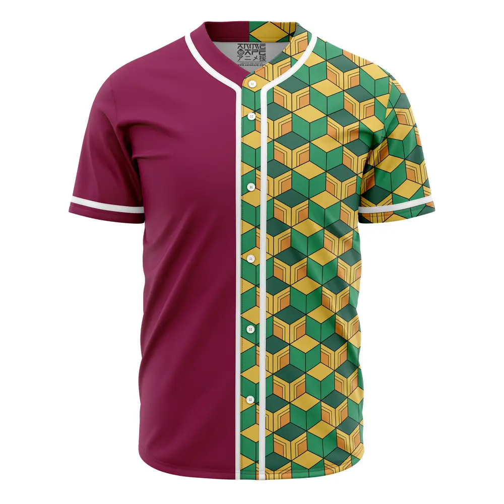 Giyu Tomioka Demon Slayer Baseball Jersey
