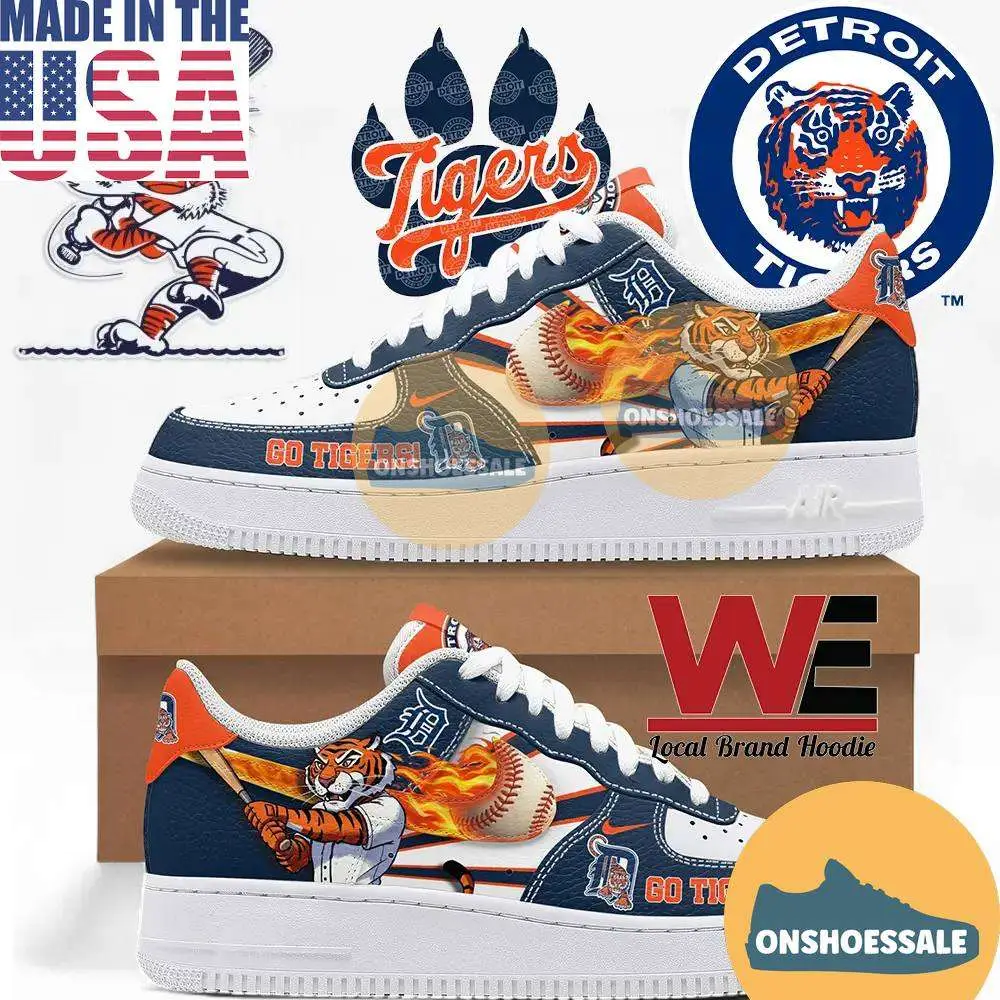 Go Tigers Paws Nike Air Force Shoes - Best Gift Shoes