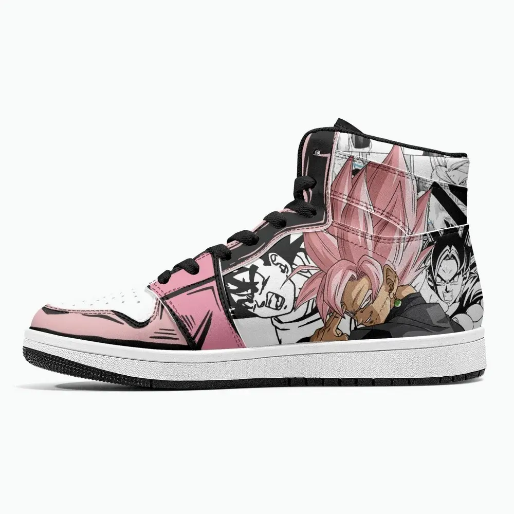 Goku Pink Dragon Ball Super JD1 High Top Shoes