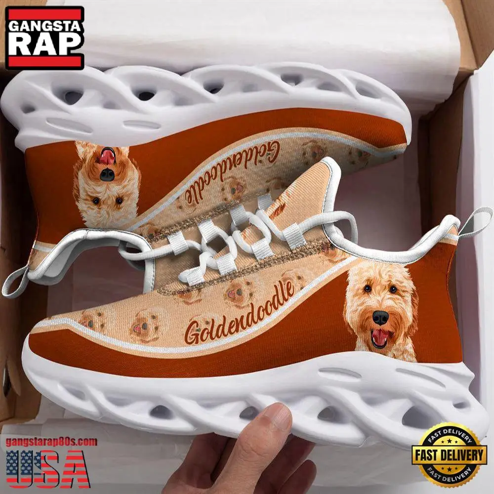 Goldendoodle Dogs Lover Max Soul Shoes, Running Sneakers