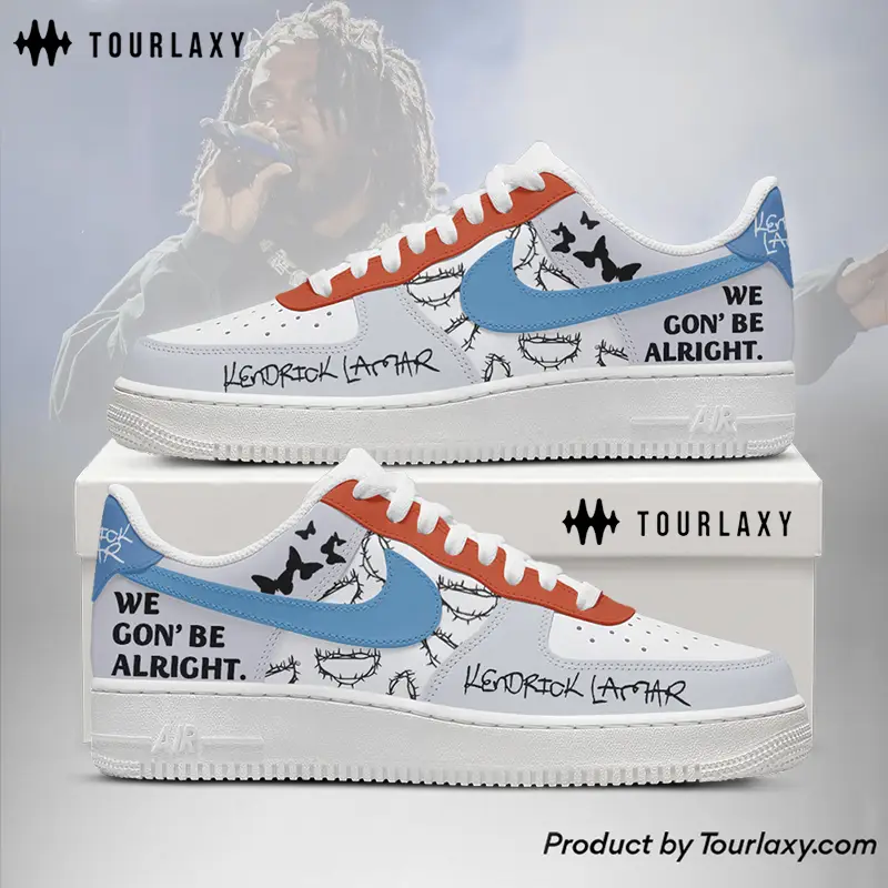 Gon'Be Alright Kendrick Lamar Air Force 1 Shoes 