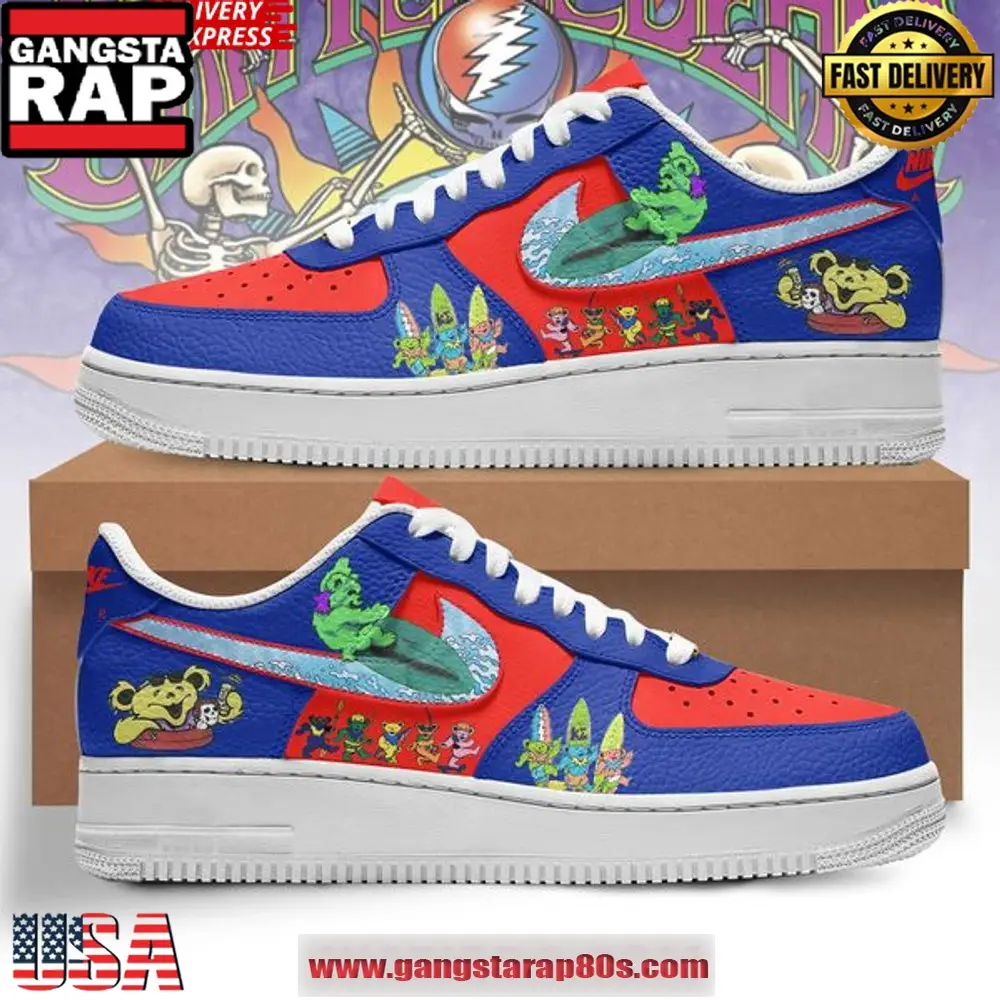 Grateful Dead New Release New Design Air Force 1 Sneakers Shoes