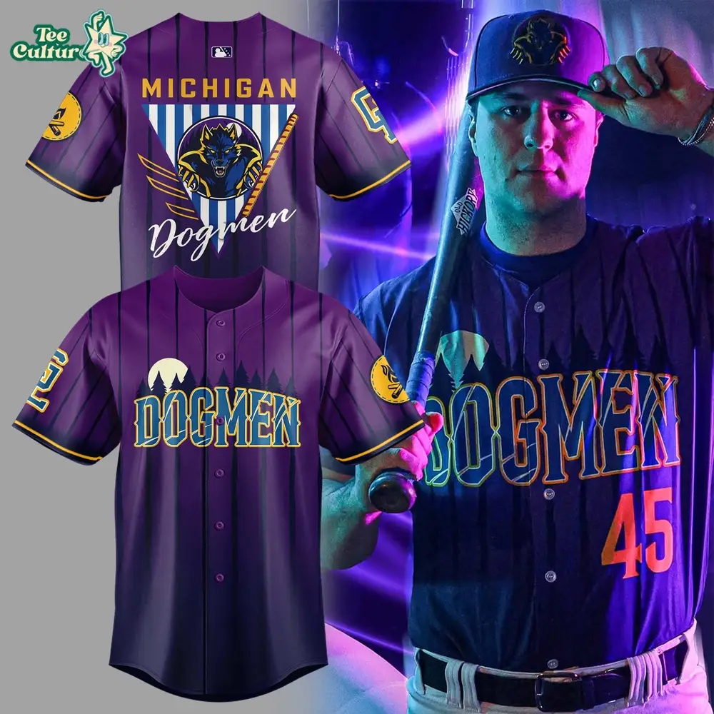 Great Lakes Loons Michigan Dogmen Wilson Baseball Jersey