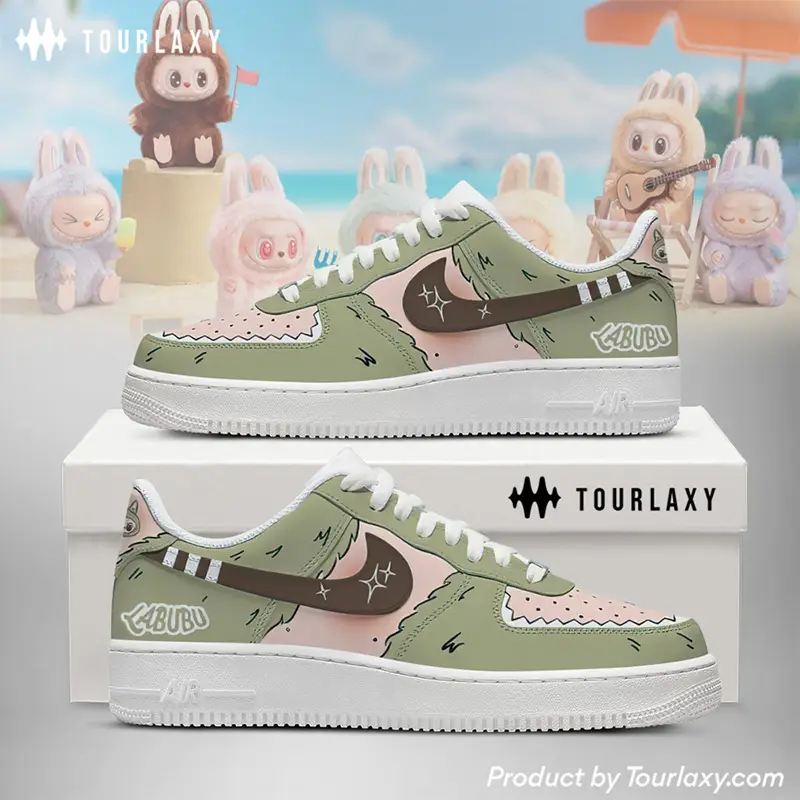 Green Grape 2 Labubu Air Force 1 Shoes  