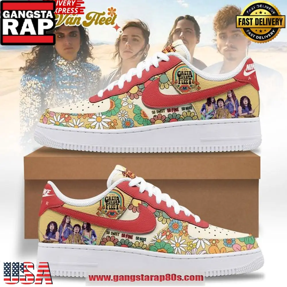 Greta Van Fleet Limited Edition Air Force 1 Sneaker Sneakers Shoes