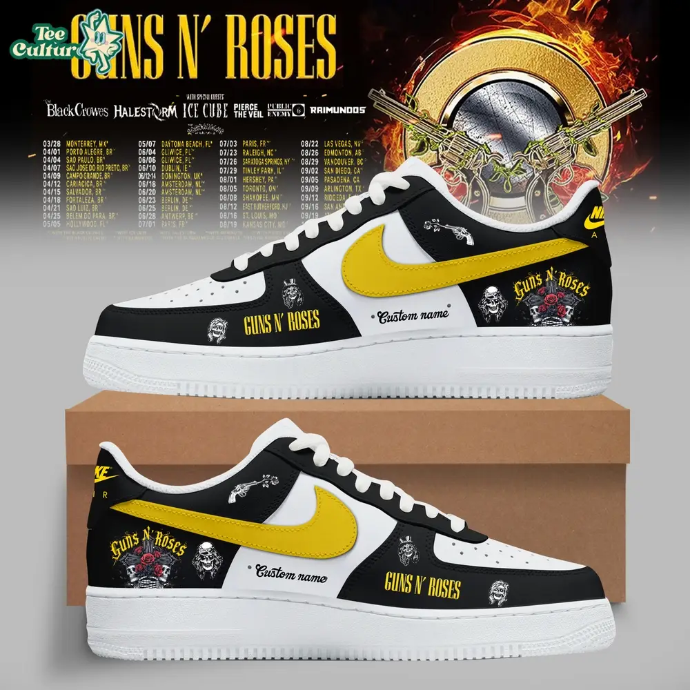 Guns N Roses 2026 Tour Limited Edition Sneakers Collector Release 🔥
