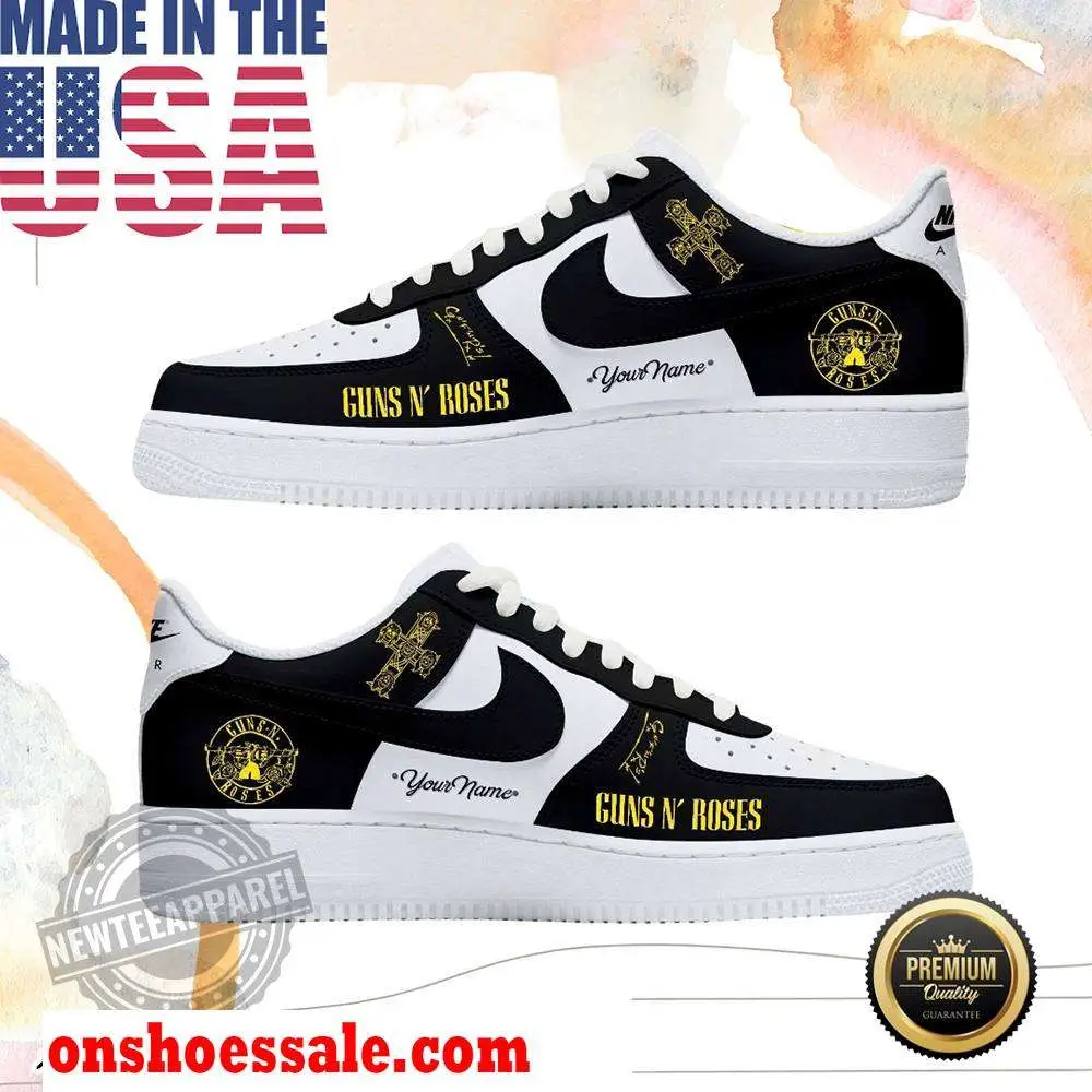 Guns N Roses Custom Nike Air Force 1 Sneakers, Gift For Fans - Best Gift Shoes
