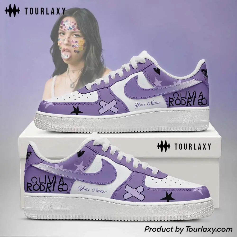 Guts Purple Olivia Rodrigo Air Force 1 Shoes 