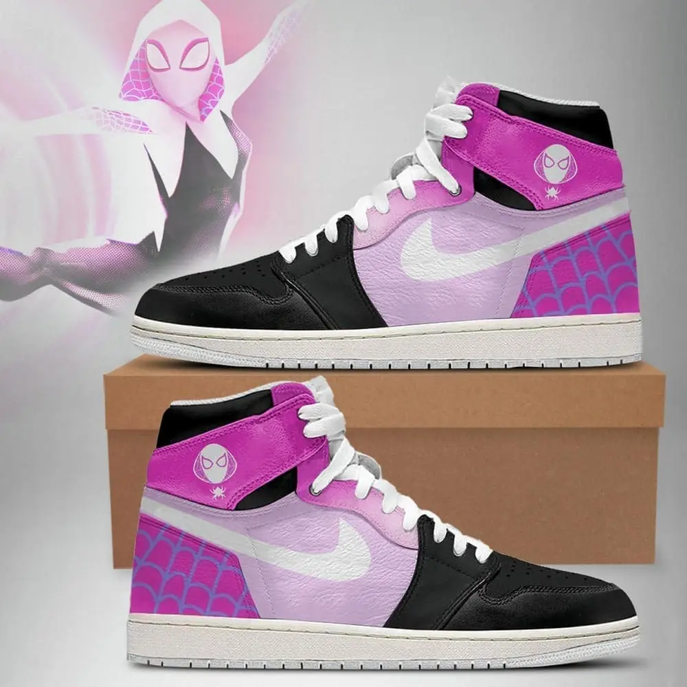 Gwen Stacy Air Jordan 1 High Top Shoes SMGSAJ4 Gwen Stacy Air Jordan 1 High Top Shoes SMGSAJ4 - Image 1