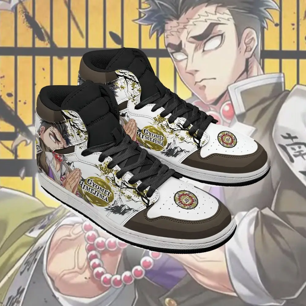 Gyomei Himejima Demon Slayer J1 High Top Shoes Gyomei Himejima Demon Slayer J1 High Top Shoes - Image 1