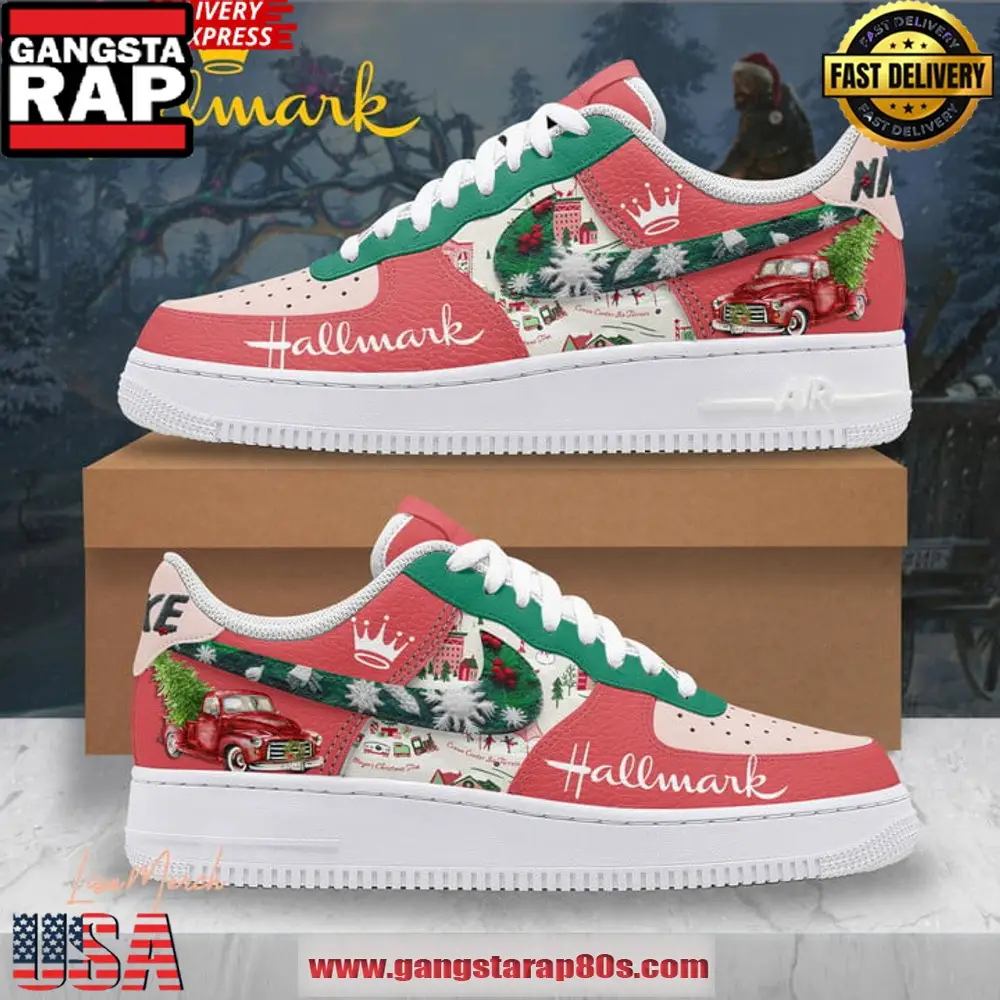 Hallmark Christmas Wonderland Limited Edition Air Force 1 Sneakers Shoes