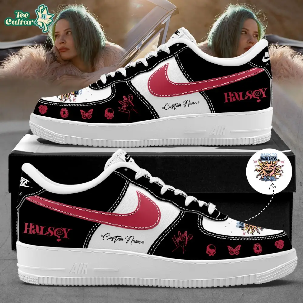 Halsey Back to Badlands Tour 2026 Signature Black Custom Name Shoes AF