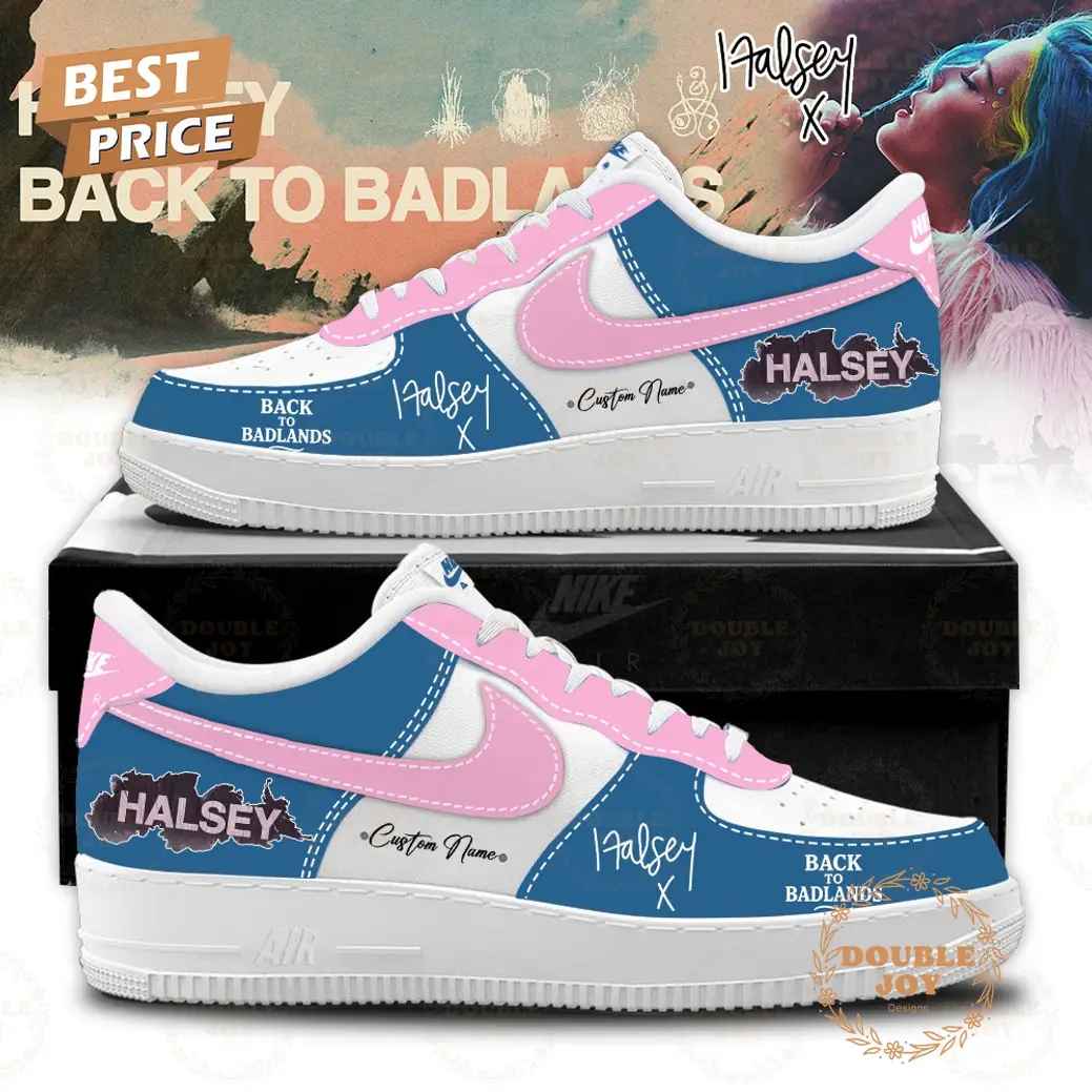 Halsey x Back to Badlands Tour 2025 Custom Name Air Force 1 Sneakers