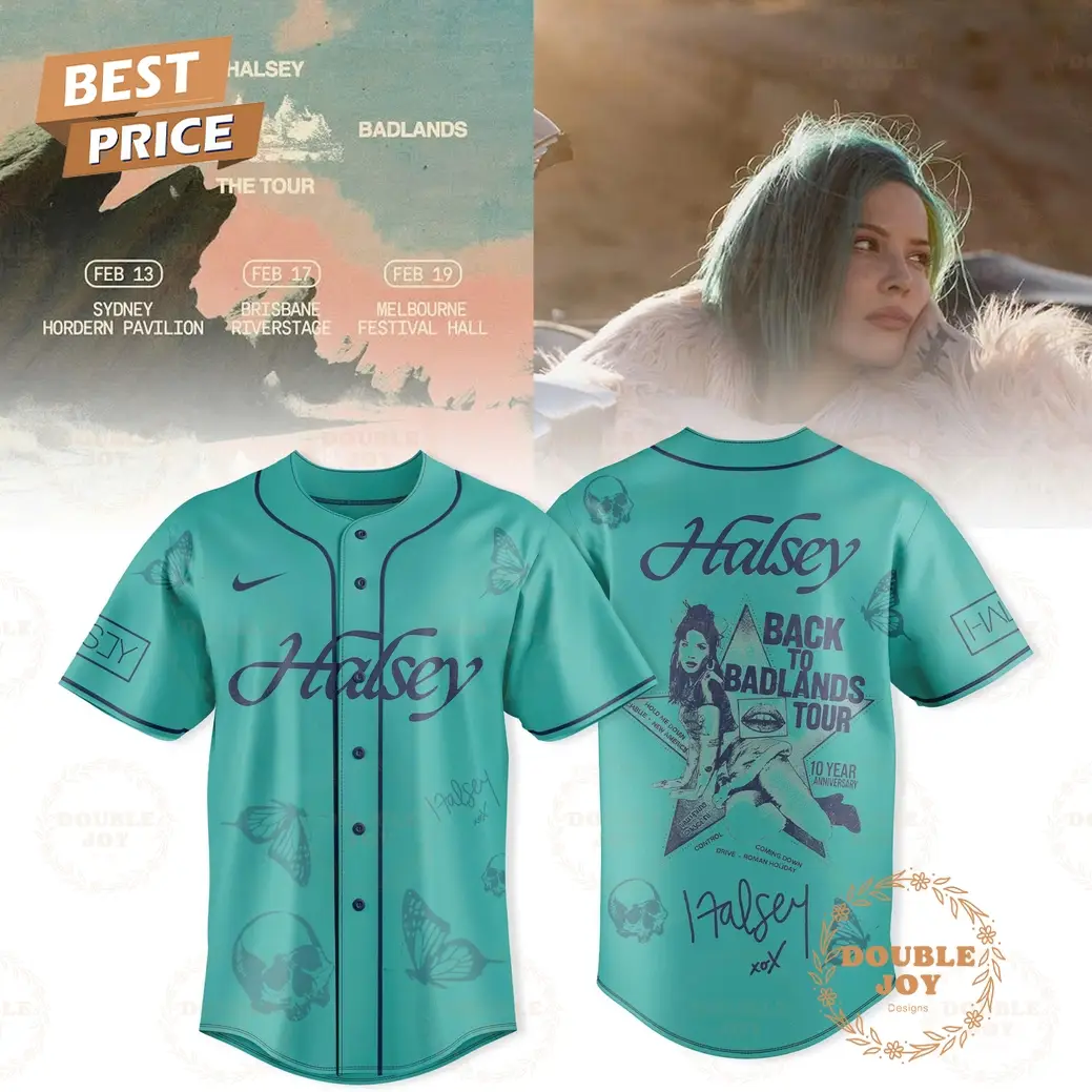 Halsey x Tour 2025 Back To Badlands Baseball Jersey