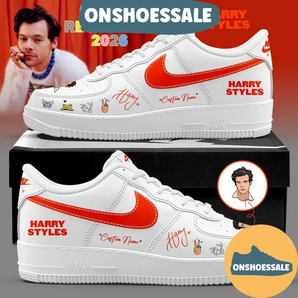 Harry Styles MSG Residency 2026 Signature Air Force 1 Shoes, Gift For Fans - Best Gift Shoes