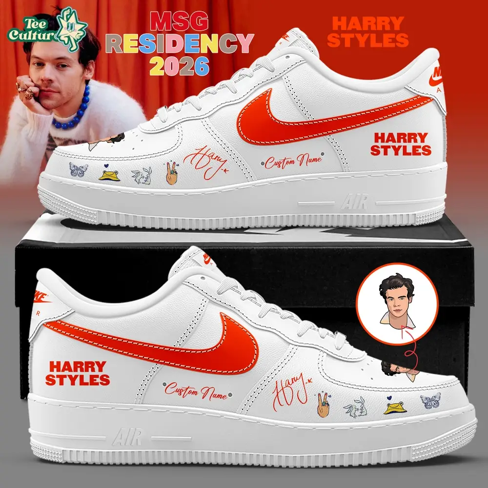 Harry Styles MSG Residency 2026 Signature Custom Name Shoes AF