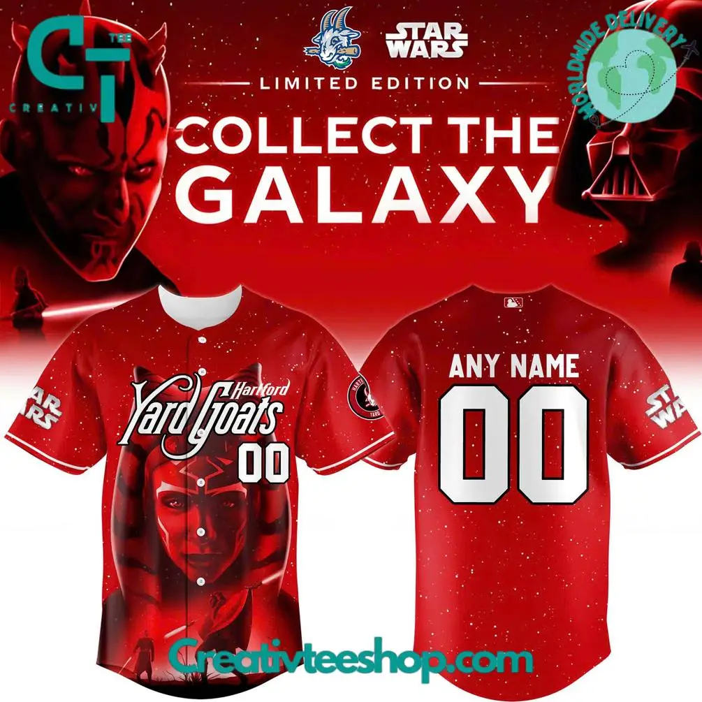 Hartford Yard Goats X Star Wars Baseball Jersey 2025