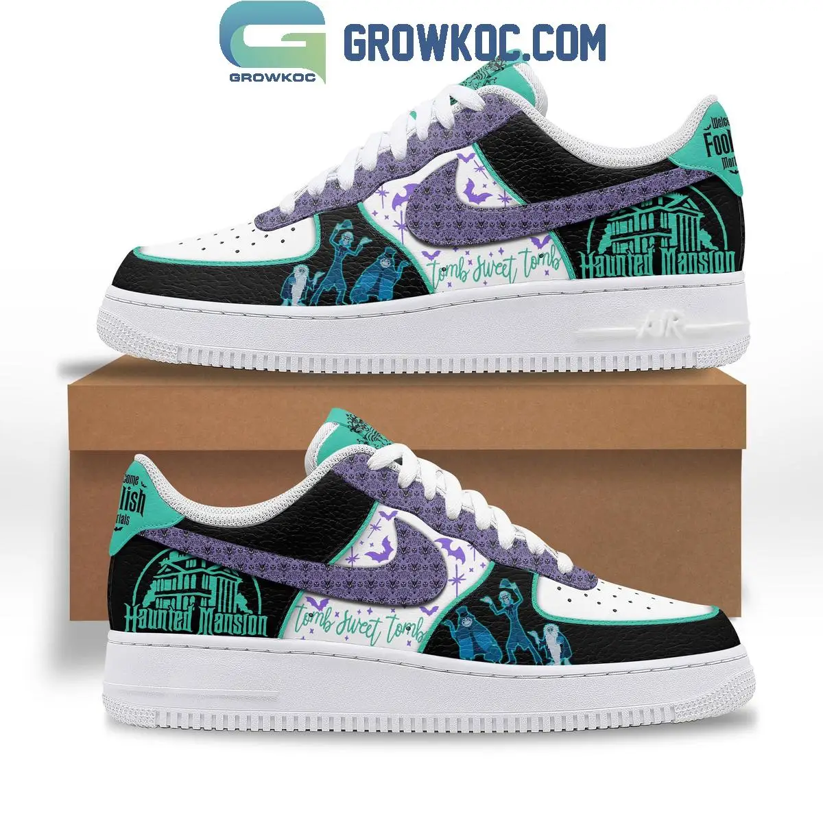 Haunted Mansion Tomb Sweet Tomb Air Force 1 Shoes