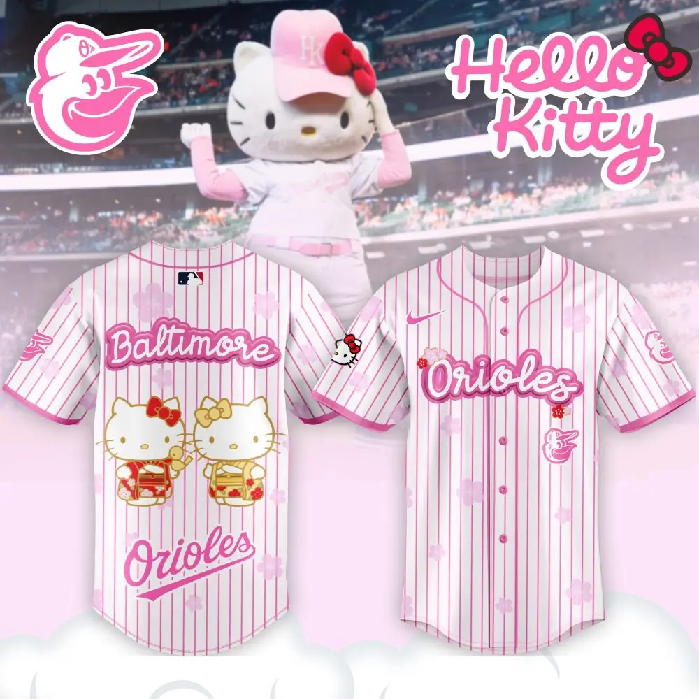 Hello Kitty Baltimore Orioles Jersey - Cute & Stylish Baseball Fan Gear