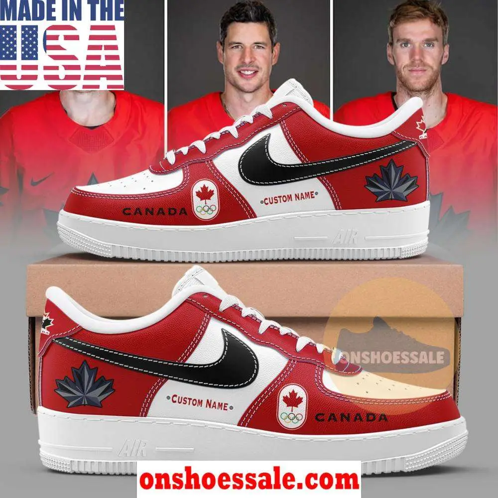 Hockey Canada For 2026 Winter Olympic Air Force 1 Shoes, Gift For Fans - Best Gift Shoes Hockey Canada For 2026 Winter Olympic Air Force 1 Shoes, Gift For Fans - Best Gift Shoes - Image 1