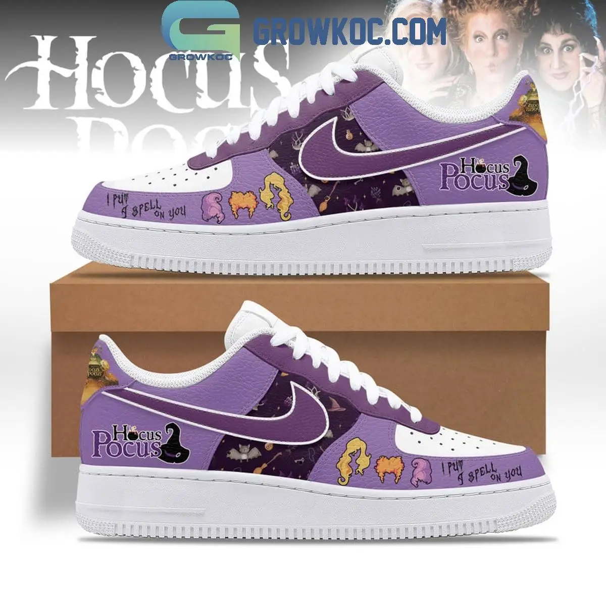 Hocus Pocus Forever Fan Air Force 1 Shoes Hocus Pocus Forever Fan Air Force 1 Shoes - Image 1