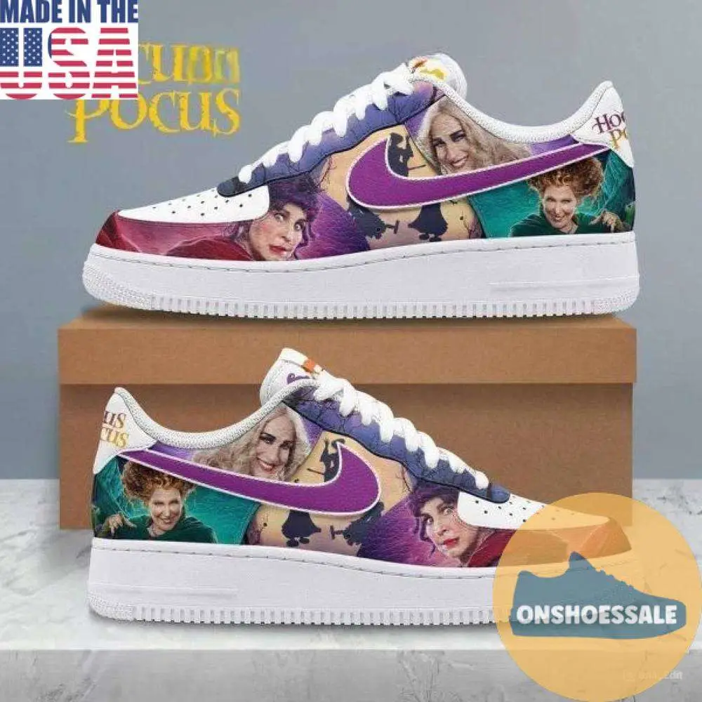 Hocus Pocus The Spooky Time In Halloween Air Force 1 Shoes, Gift For Fans - Best Gift Shoes