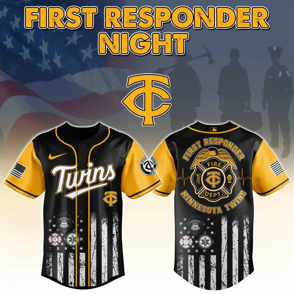 Honor First Responders With Minnesota Twins Jersey - Limited Edition Tribute Apparel