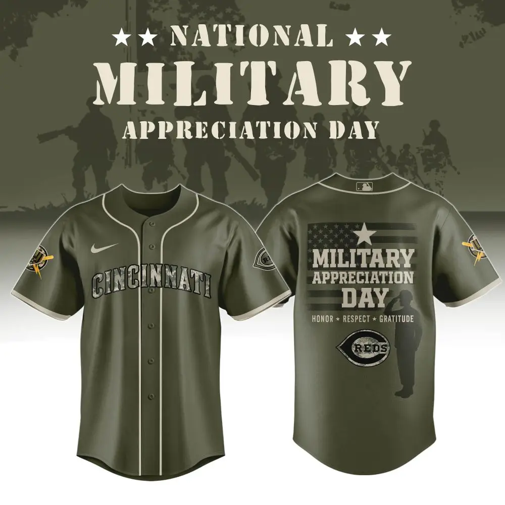 Honor Heroes: Cincinnati Military Appreciation Day Jersey - Limited Edition