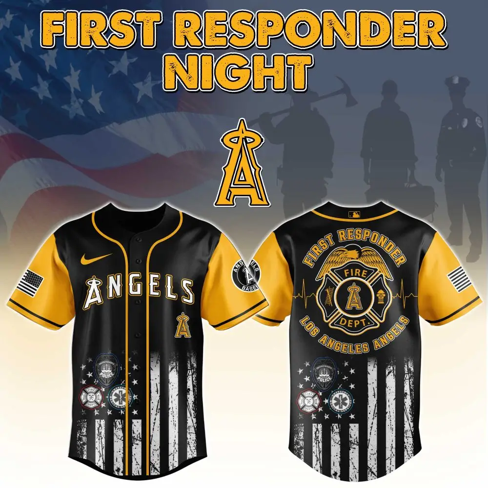 Honor Heroes: First Responder Night Jersey - Limited Edition Los Angeles Angels Tribute