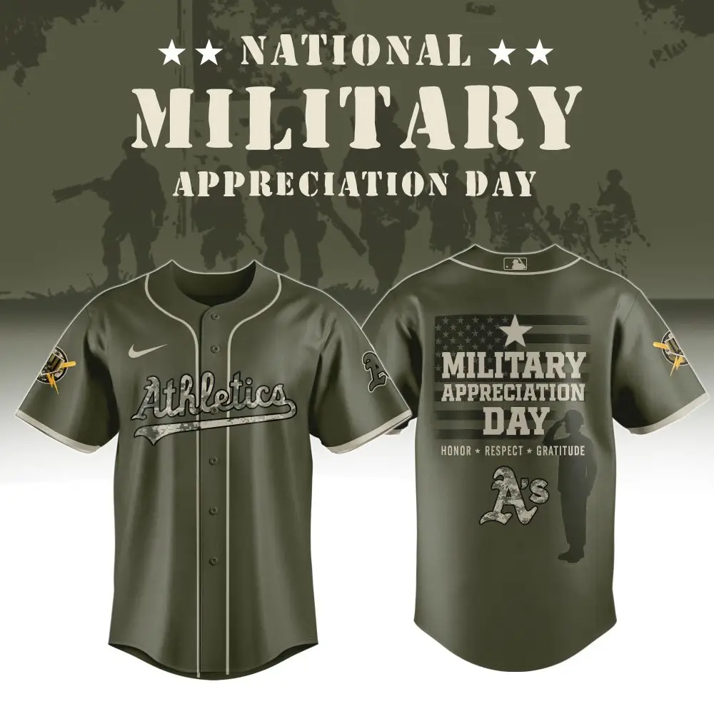 Honor Military Appreciation Day With Exclusive Athletics Jersey – Show Your Support!