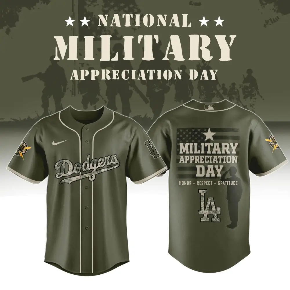Honor Our Heroes: Military Appreciation Day Dodgers Jersey - Limited Edition