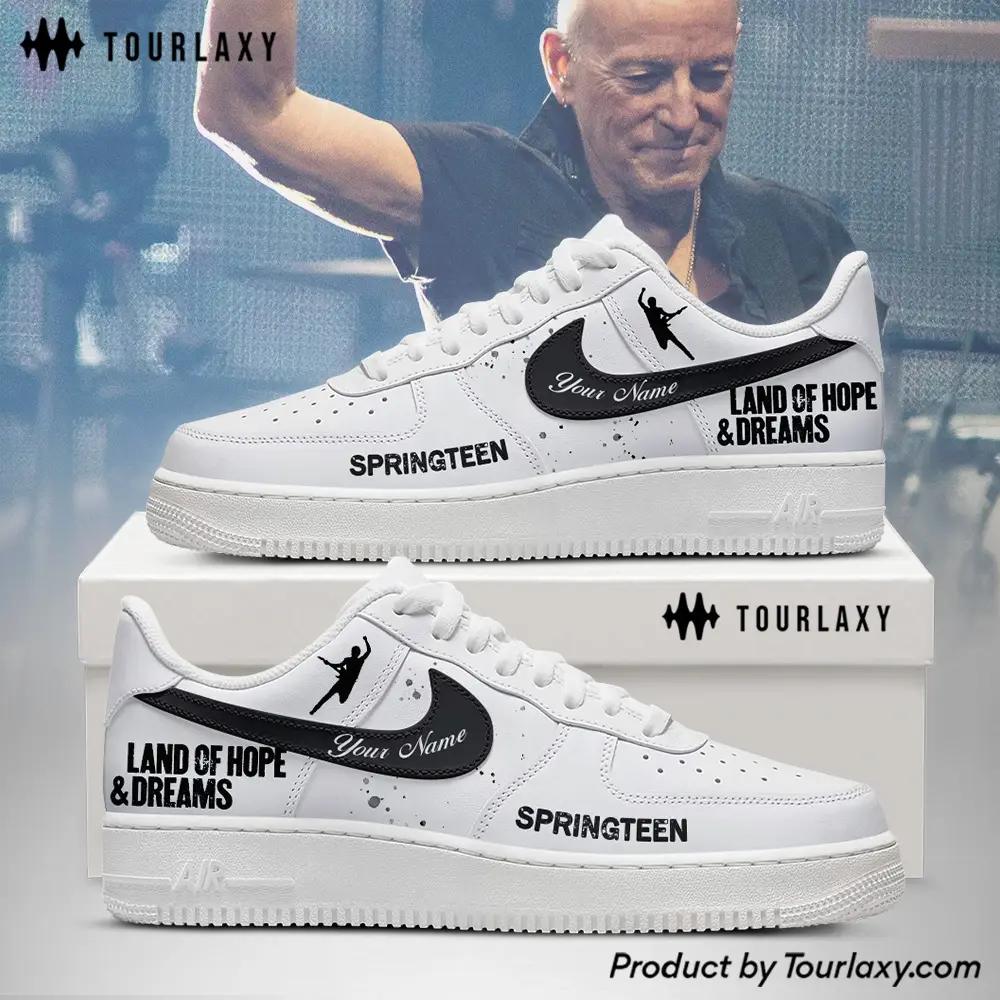 Hope & Dream – Bruce Springsteen Tour 2026 Air Force 1 Shoes 2 
