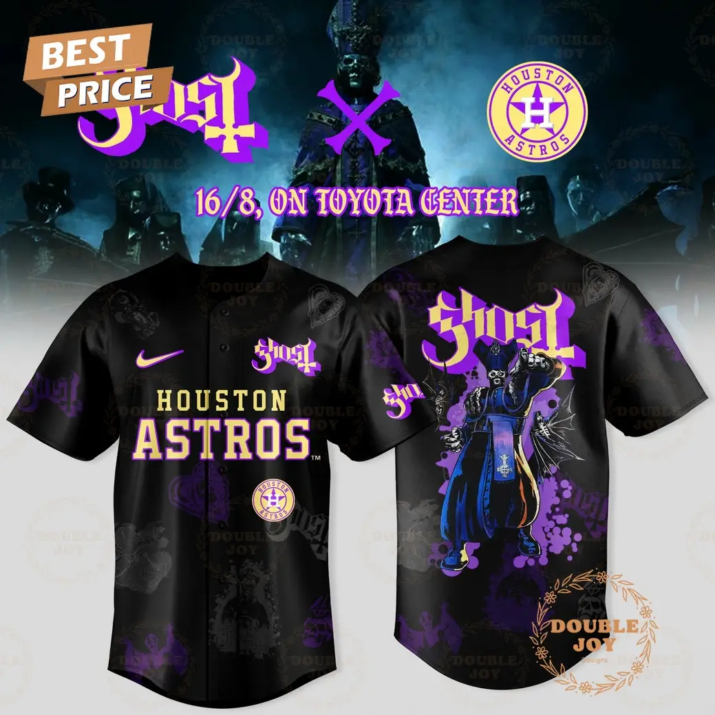 Houston Astros 2025 Ghost Band World Tour Limited Edition Baseball Jersey