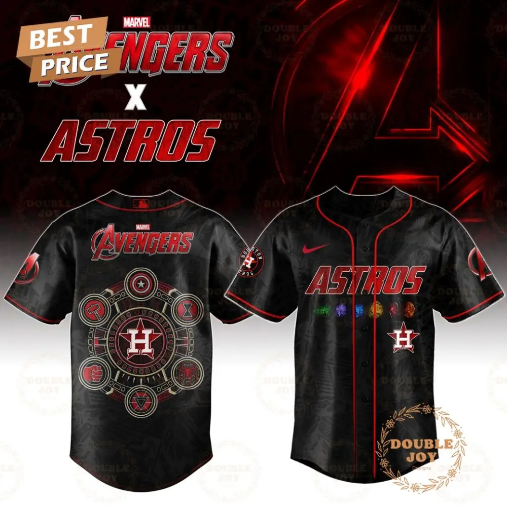Houston Astros 2025 Marvel Avengers Night Limited Edition Baseball Jersey Houston Astros 2025 Marvel Avengers Night Limited Edition Baseball Jersey - Image 1