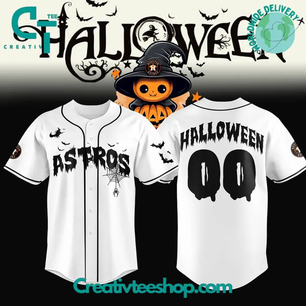 Houston Astros Halloween 2024 Baseball Jersey
