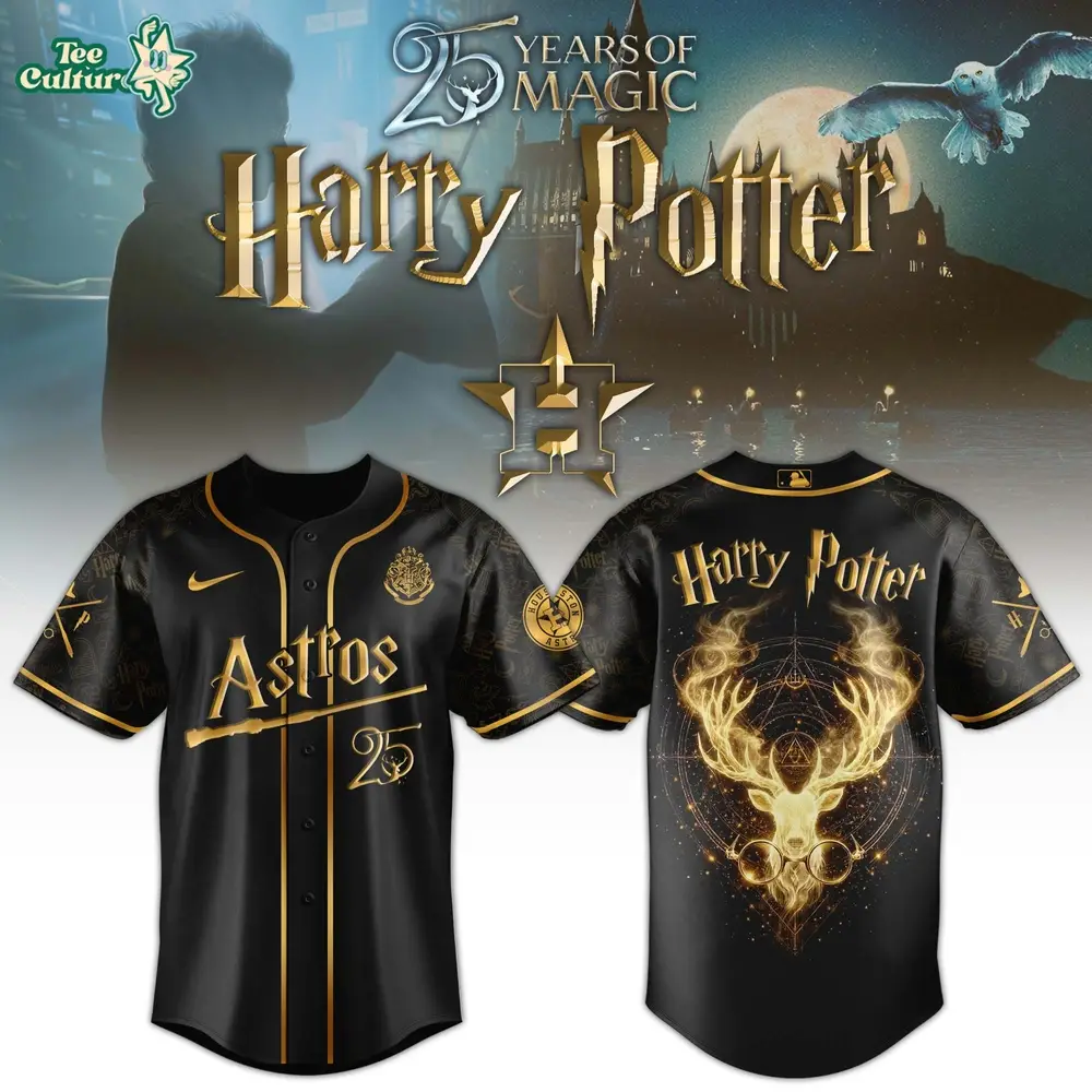 Houston Astros Harry Potter 25 Years Of Magic Game Night 2026 Limited Edition Jersey