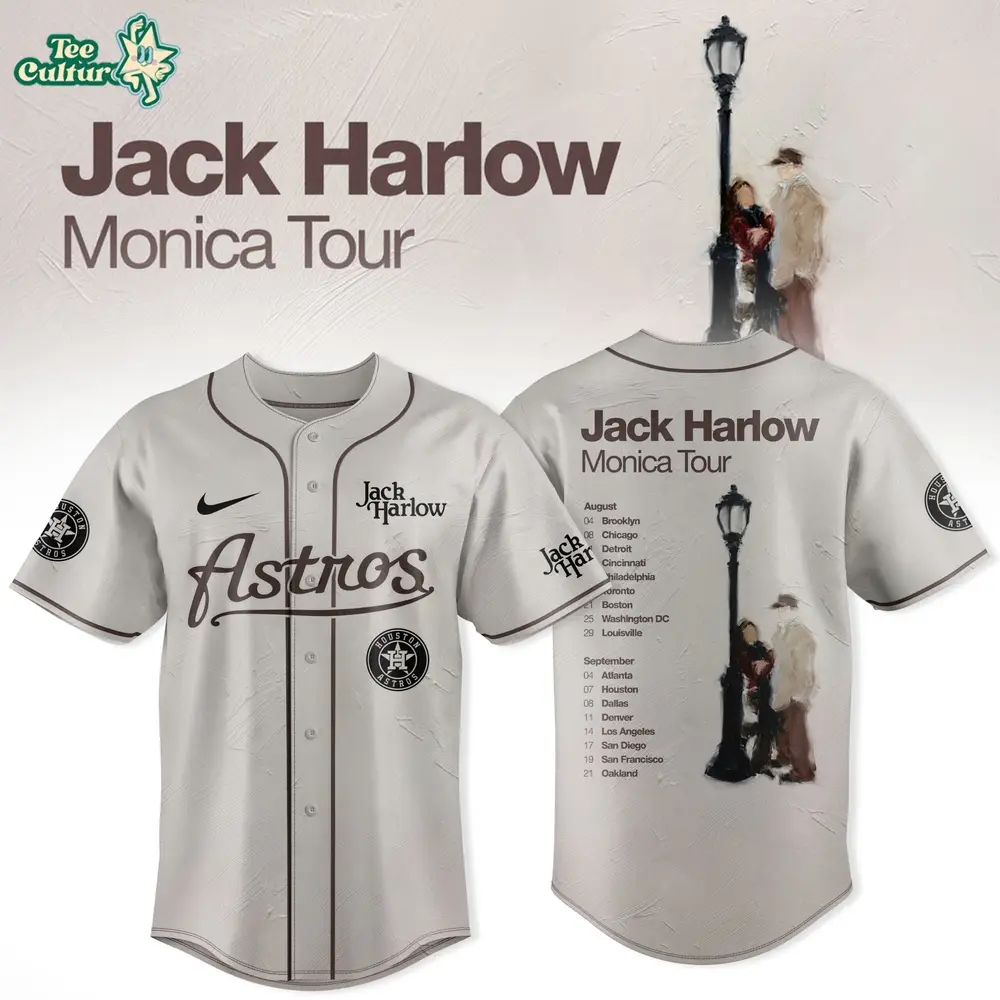 Houston Astros Jack Harlow “Monica Tour” x Baseball Limited Merch