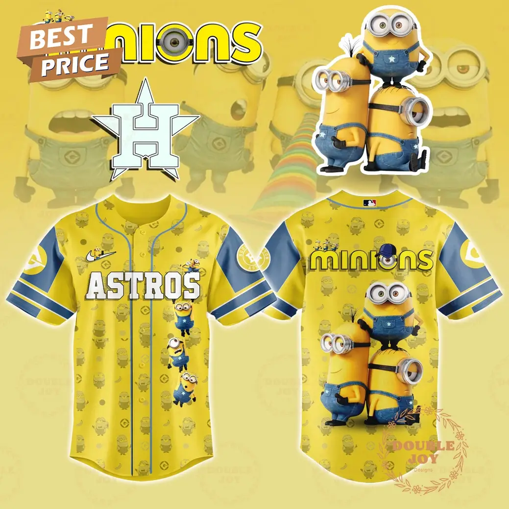 Houston Astros Minions 2025 Limited Edition Baseball Jersey