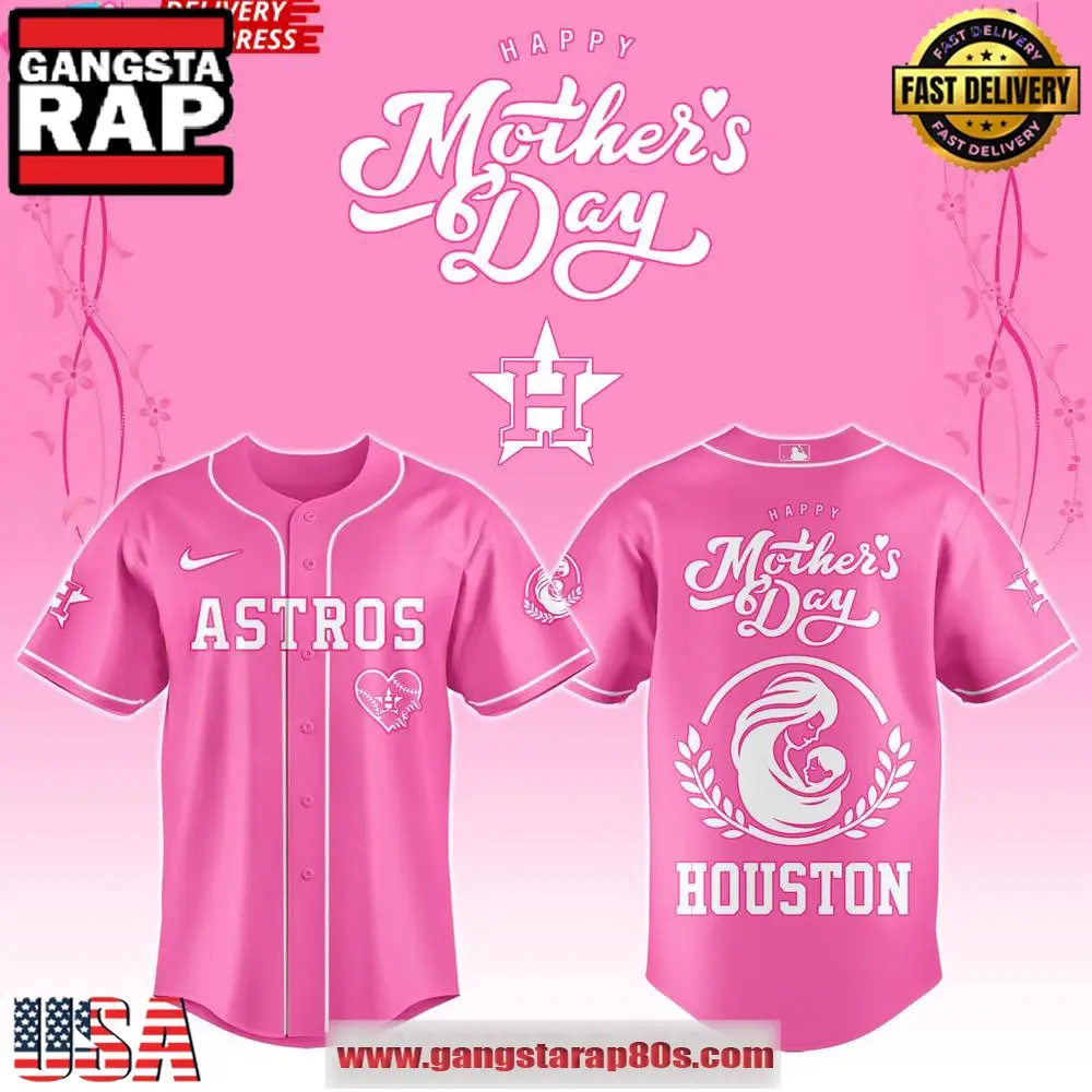 Houston Astros Mothers Day 2025 Baseball Jersey Shirt Houston Astros Mothers Day 2025 Baseball Jersey Shirt - Image 1