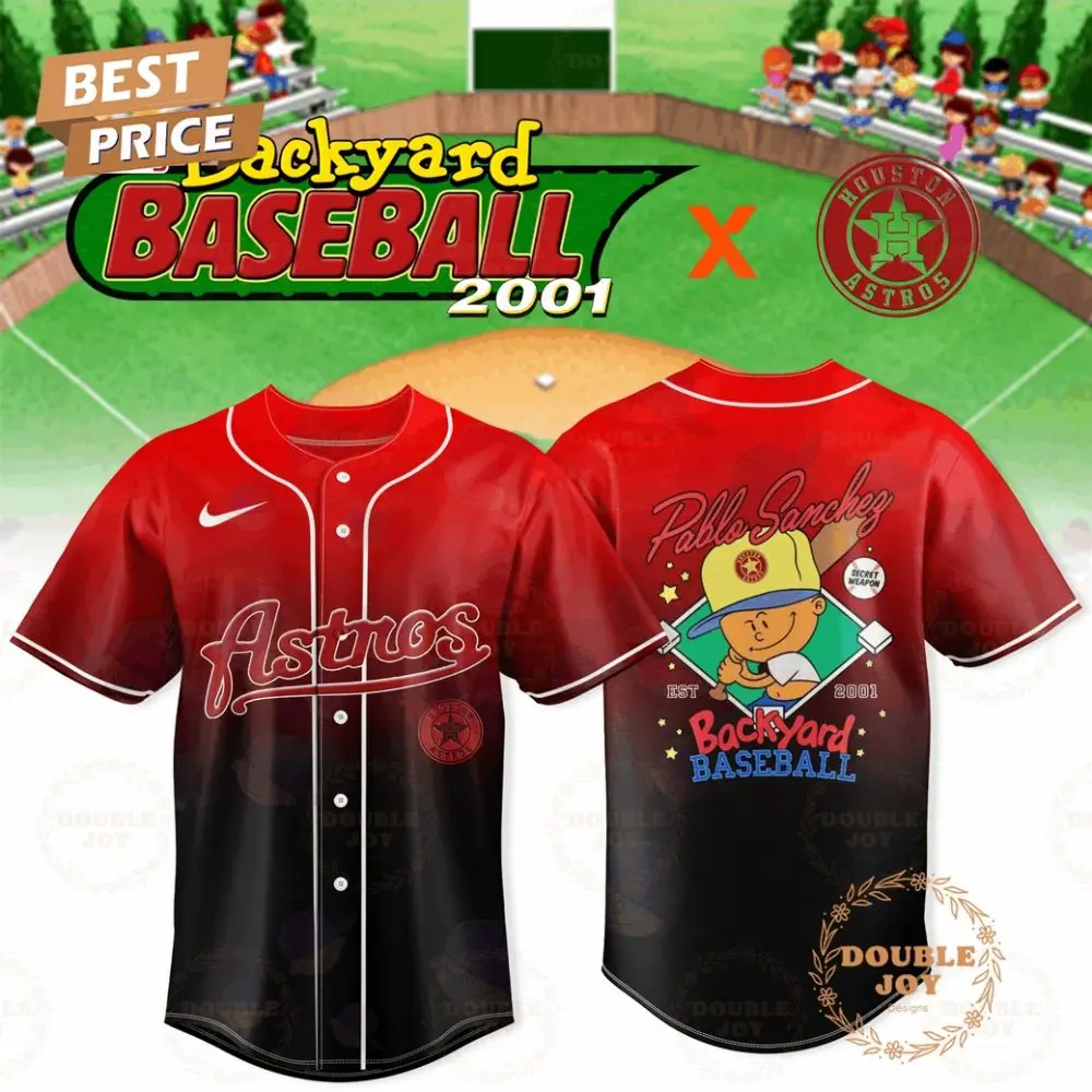 Houston Astros Pablo Sanchez Backyard Est 2001 Limited Edition Baseball Jersey