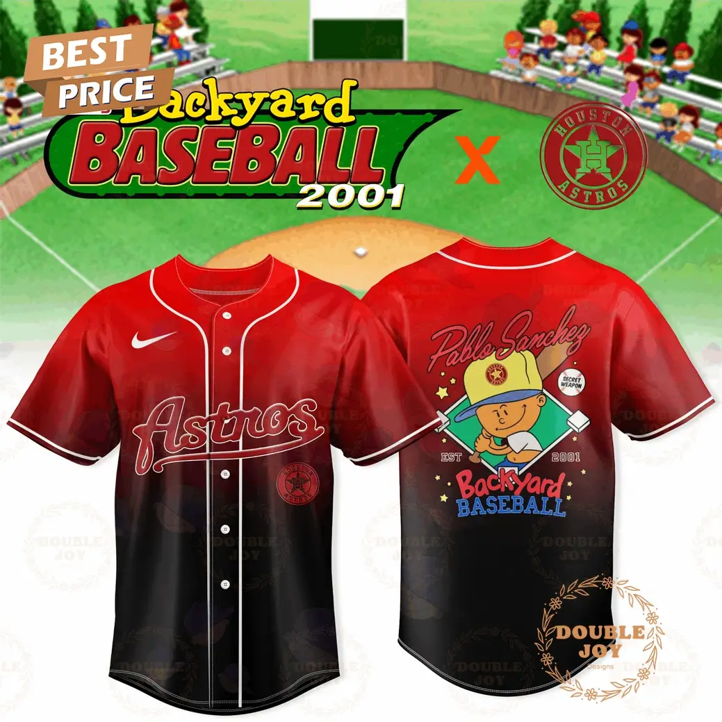 Houston Astros Pablo Sanchez Backyard EST 2001 Limited Edition Baseball Jersey