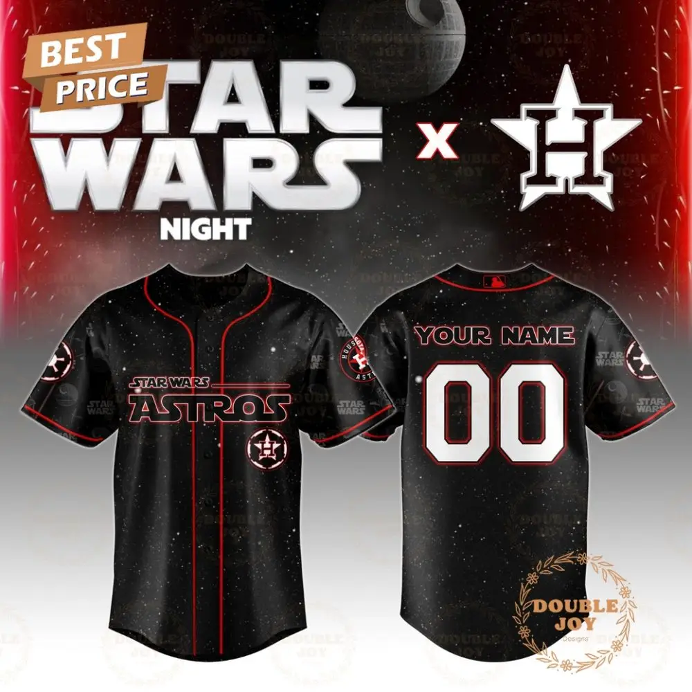 Houston Astros Star Wars 2025 Custom Name Limited Edition Baseball Jersey