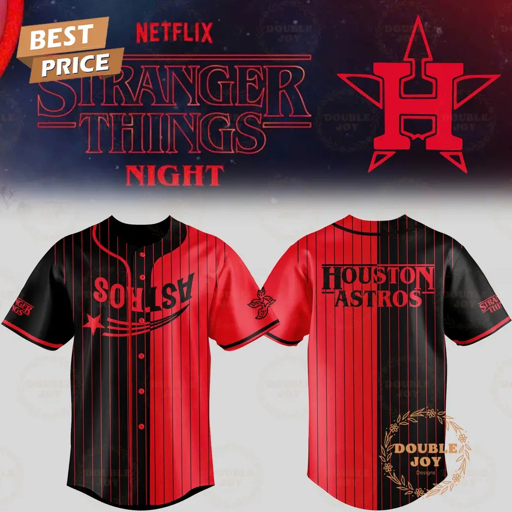 Houston Astros Stranger Things Night 2025 Special Edition Baseball Jersey