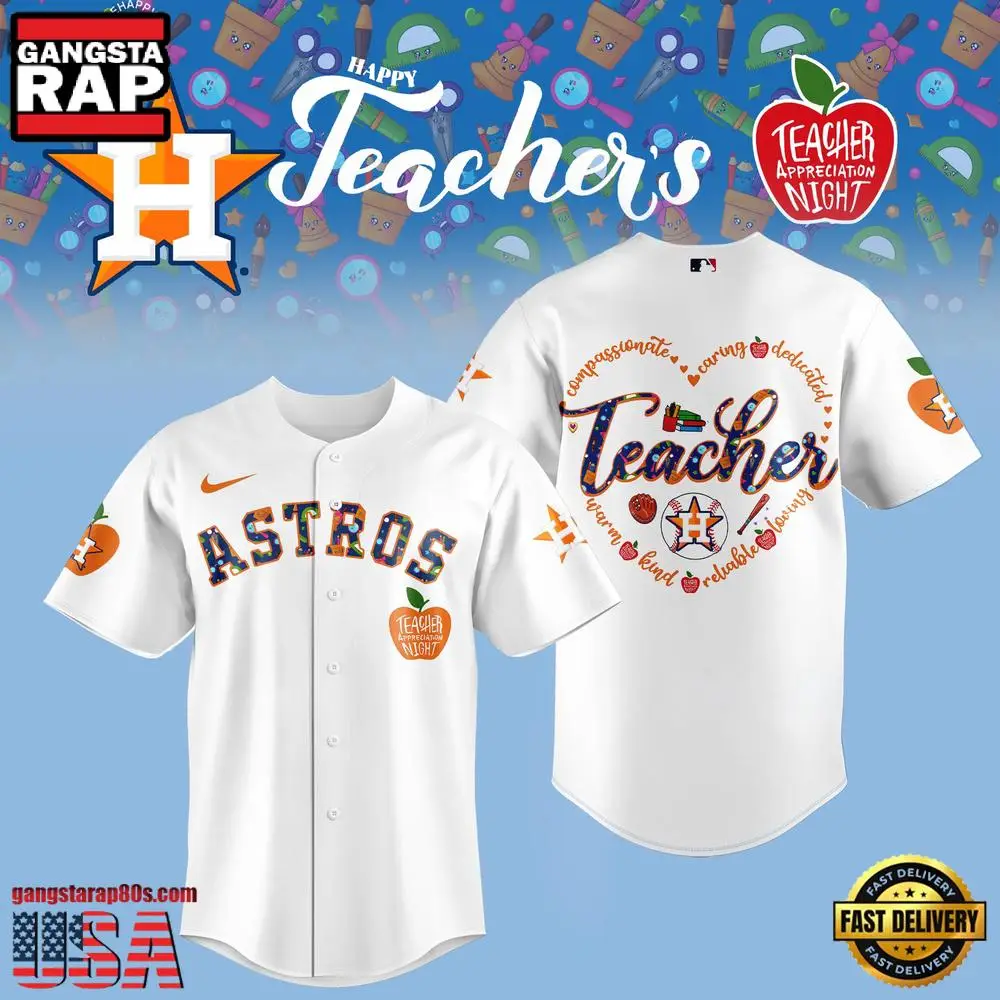 Houston Astros TEACHER APPRECIATION NIGHT 2025Baseball Jersey Shirt