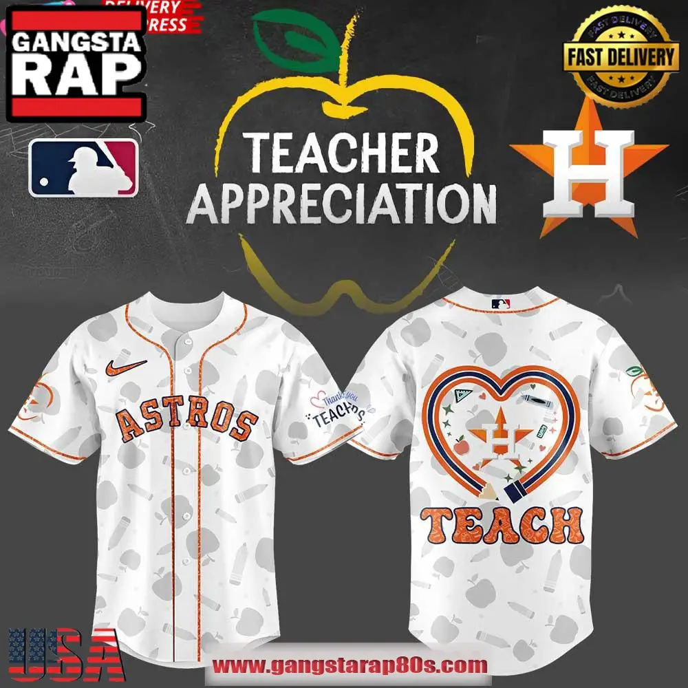 Houston Astros Teacher Appreciation Night Baseball Jersey Shirt Houston Astros Teacher Appreciation Night Baseball Jersey Shirt - Image 1