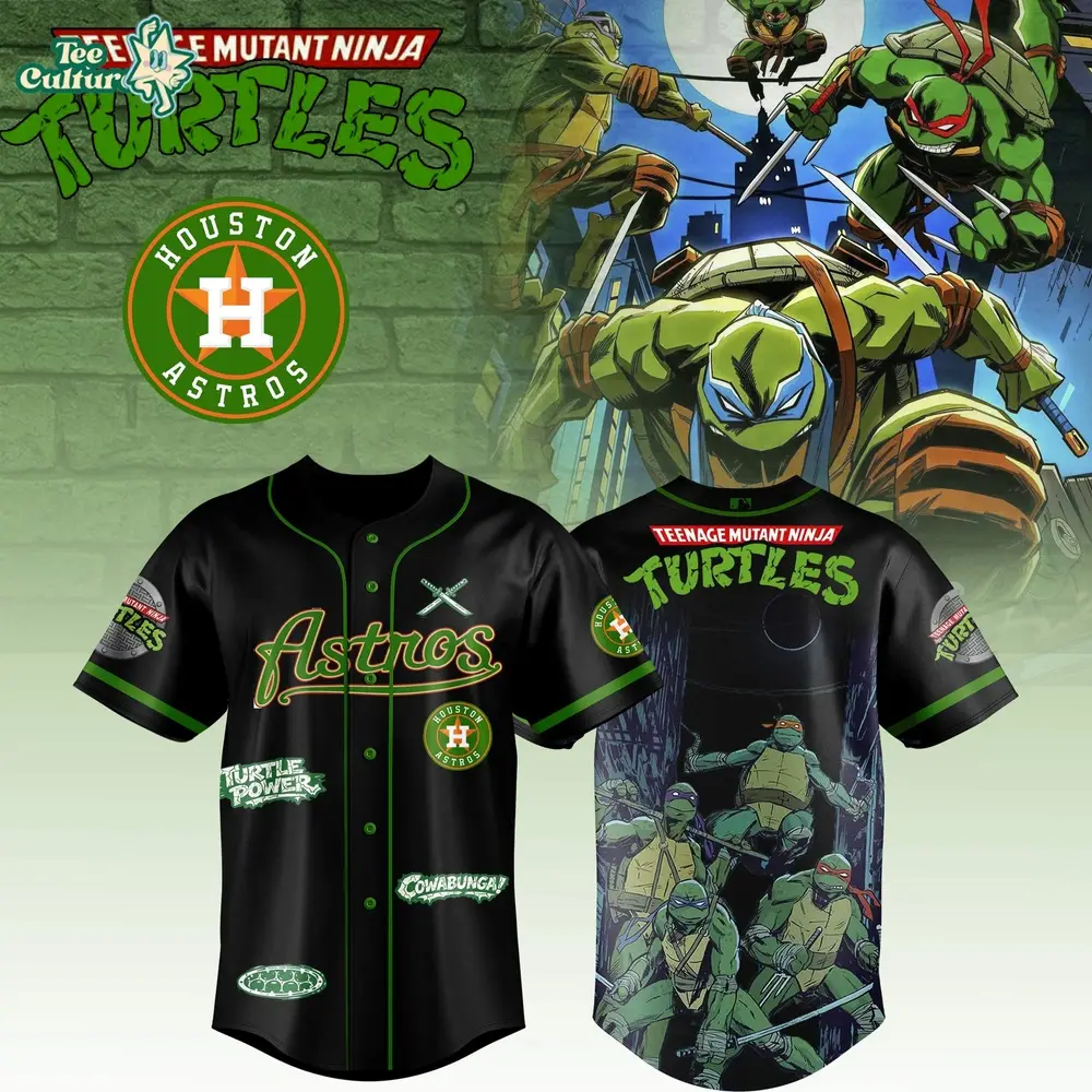 Houston Astros Teenage Mutant Ninja Turtles Collaboration 2026 Limited Edition Baseball Jersey