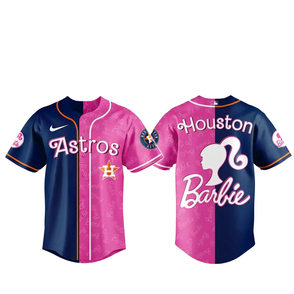Houston Astros x Barbie Night Game 2026 Baseball Jersey - Tazila