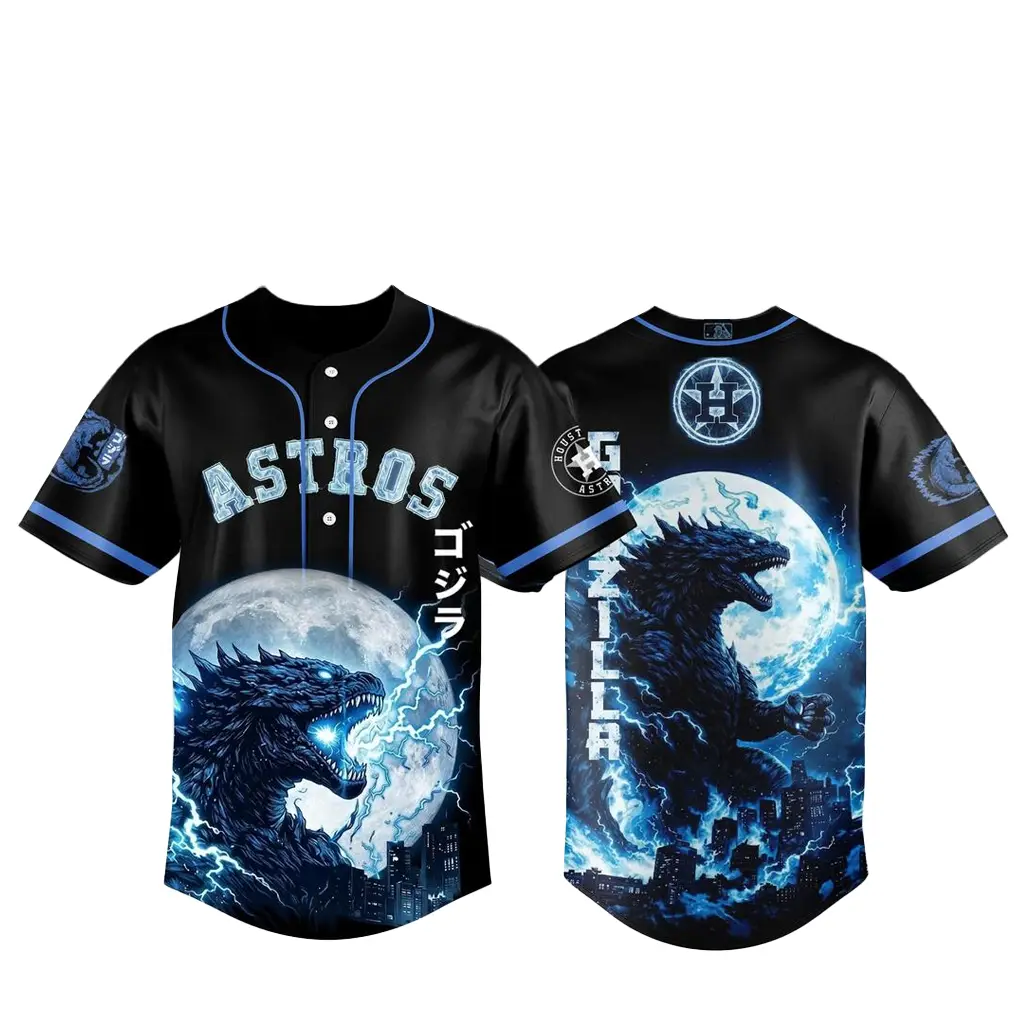 Houston Astros x Godzilla Legendary 2026 Baseball Jersey - Tazila