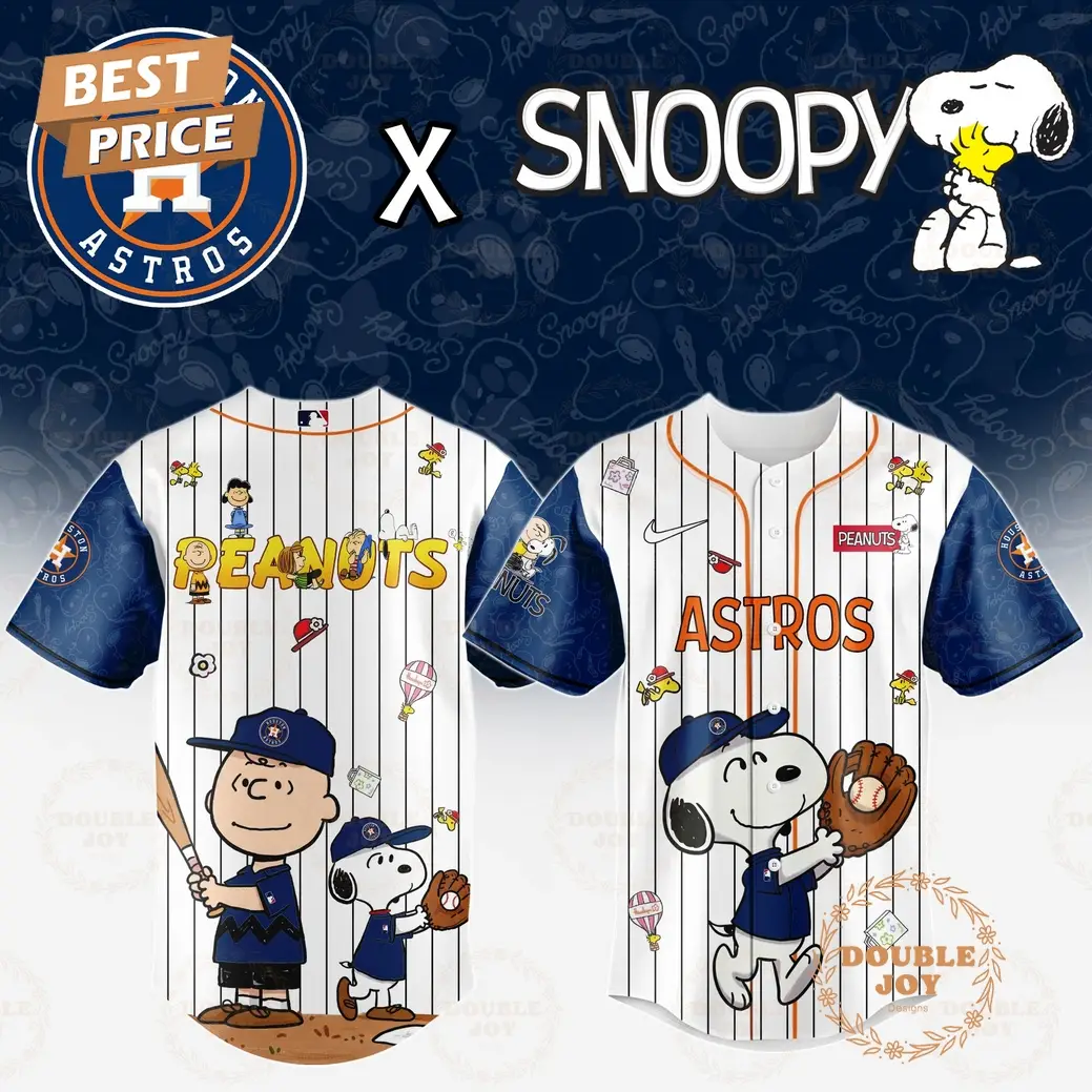 Houston Astros x Snoopy 2025 Limited Edition Baseball Jersey
