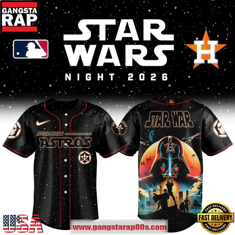 Houston Astros x Star War Night 2026 Darth Vader Limited Edition Baseball Jersey